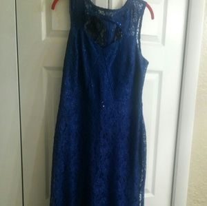 Royal blue gown.  Womens size large